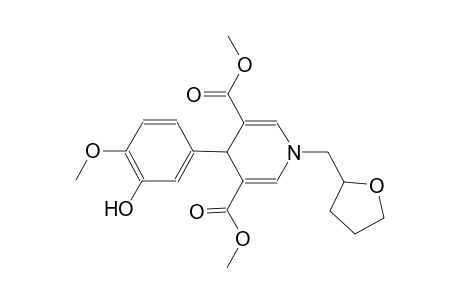 4-(3-hydroxy-4-methoxy-phenyl)-1-(tetrahydrofurfuryl)-4H-pyridine-3,5-dicarboxylic acid dimethyl ester