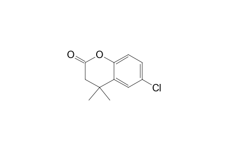 6-Chloro-4,4-dimethyl-3,4-dihydro-2H-1-benzopyran-2-one