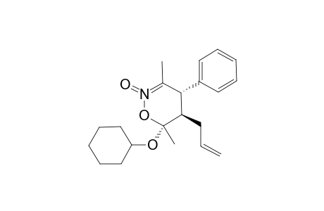 REL-(4R,5S,6S)-6-CYCLOHEXYLOXY-3,6-DIMETHYL-4-PHENYL-5-(2-PROPENYL)-5,6-DIHYDRO-4H-[1,2]-OXAZINE-2-OXIDE