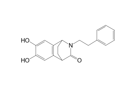 1,4-Ethanoisoquinolin-3(2H)-one, 1,4-dihydro-6,7-dihydroxy-2-(2-phenylethyl)-