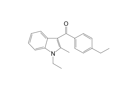 3-(4-Ethylbenzoyl)-1-ethyl-2-methyl-H-indole