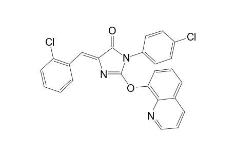 5-(2-Chlorobenzylidene)-3-(4-chlorophenyl)-2-(8-quinolinoxy)-4H-imidazolin-4-one