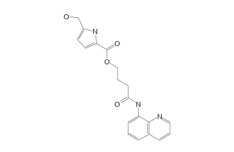 4-(QUINOLIN-1-YLAMINO)-4-OXOBUTYL-5-HYDROXYMETHYL-1H-PYRROLE-2-CARBOXYLATE