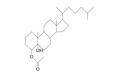 5a-Cholestane-4a,5a-diol-4a-acetate