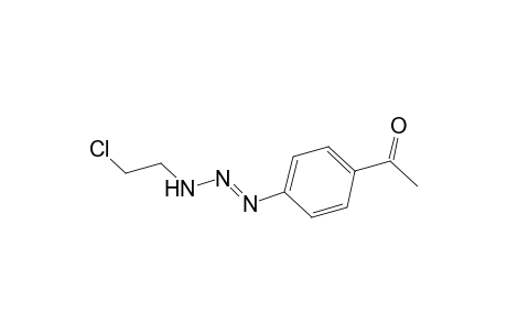1-[4-[2-(2-Chloroethylimino)hydrazino]phenyl]ethanone