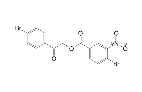 2-(4-Bromophenyl)-2-oxoethyl 4-bromo-3-nitrobenzoate