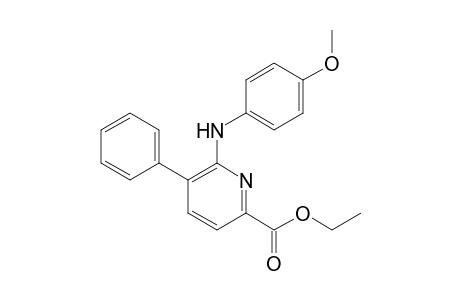 Ethyl 6-(4-methoxyphenylamino)-5-phenyl-2-pyridinecarboxylate