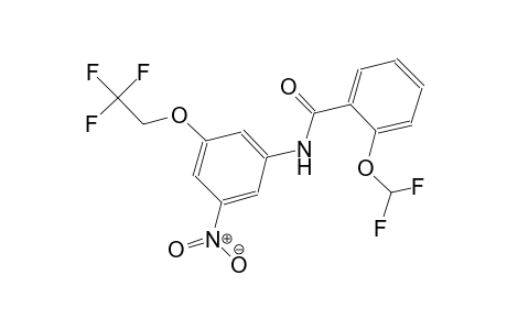 2-(difluoromethoxy)-N-[3-nitro-5-(2,2,2-trifluoroethoxy)phenyl]benzamide