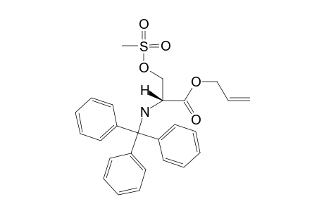 N-TRIPHENYLMETHYL-(R)-SERINE-(O-METHANESULFONYL)-ALLYLESTER