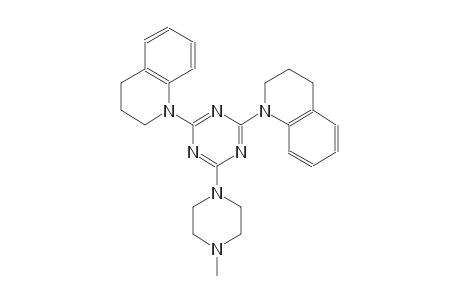 1-[4-(3,4-dihydro-1(2H)-quinolinyl)-6-(4-methyl-1-piperazinyl)-1,3,5-triazin-2-yl]-1,2,3,4-tetrahydroquinoline