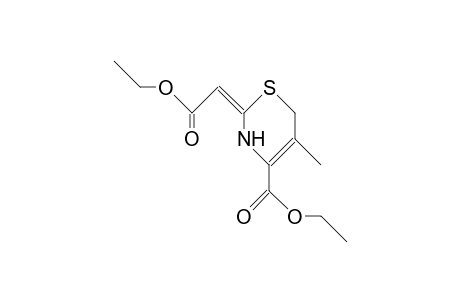 2-Ethoxycarbonylmethylene-2,3-dihydro-5-methyl-6H-1,3-thiazine-4-carboxylic acid, ethyl ester