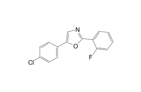 5-(p-chlorophenyl)-2-(o-fluorophenyl)oxazole