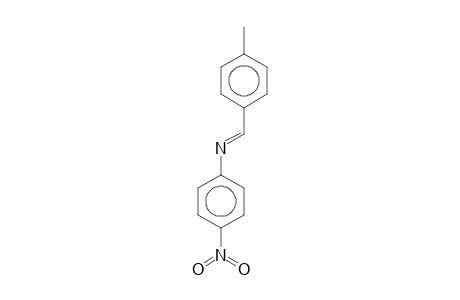 N-[(E)-(4-methylphenyl)methylidene]-4-nitroaniline