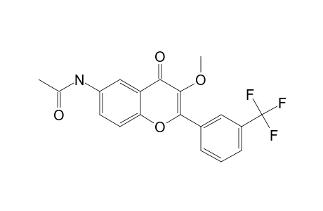 6-ACETYLAMINO-3'-(TRIFLUOROMETHYL)-3-METHOXY-FLAVONE