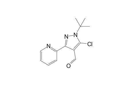 5-Chloro-1-(1,1-dimethylethyl)-3-(2-pyridyl)-1H-pyrazole-4-carbaldehyde