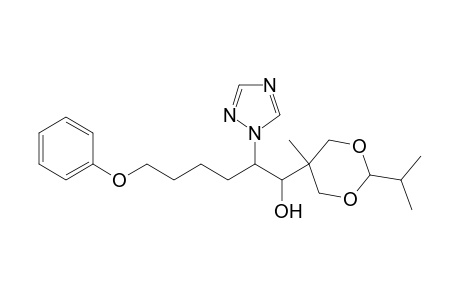 1H-1,2,4-Triazole-1-ethanol, alpha-[5-methyl-2-(1-methylethyl)-1,3-dioxan-5-yl]-beta-(4-phenoxybutyl)-