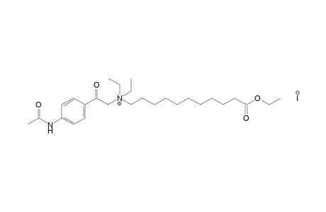 (p-acetamidophenacyl)(10-carboxydecyl)diethylammonium iodide