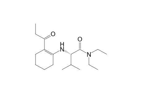 N-(2-Propionyl-1-cyclohexenyl)-L-valine diethylamide