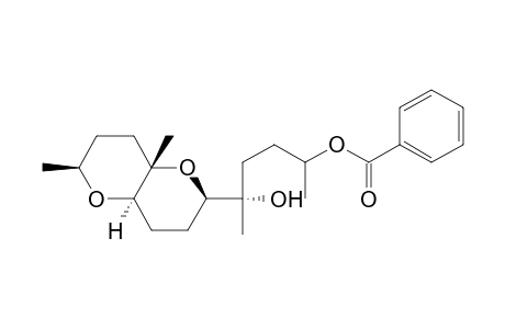 2,5-Hexanediol, 2-(octahydro-6,8a-dimethylpyrano[3,2-b]pyran-2-yl)-, 5-benzoate, [2R-[2.alpha.(2S*,5S*),4a.beta.,6.alpha.,8a.alpha.]]-