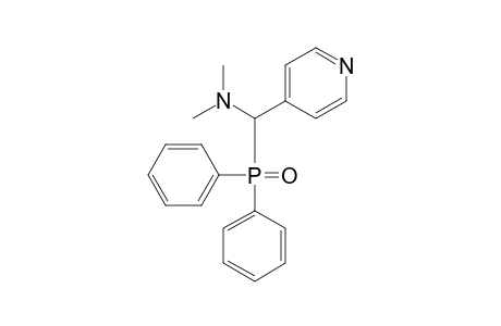 1-Diphenylphosphoryl-N,N-dimethyl-1-(4-pyridyl)methanamine