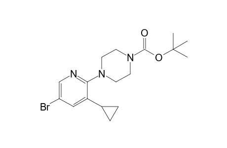 t-Butyl 4-(5-bromo-3-cyclopropylpyridin-2-yl)piperazine-1-carboxylate
