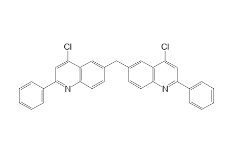 6,6'-methylenebis[4-chloro-2-phenylquinoline]