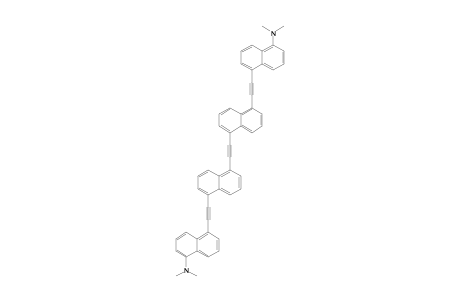 5-{[5-({5-[(5-{N,N-dimethylamino}-1-naphthyl)ethynyl]-1-naphthyl}ethynyl)-1-naphthyl]ethynyl}-N,N-dimethylnaphthalen-1-amine