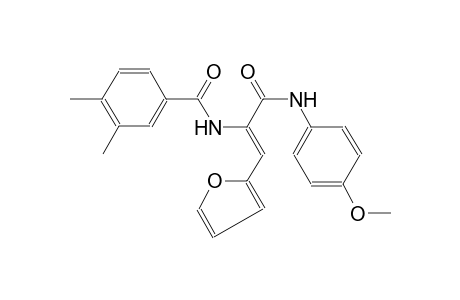 benzamide, N-[(Z)-2-(2-furanyl)-1-[[(4-methoxyphenyl)amino]carbonyl]ethenyl]-3,4-dimethyl-