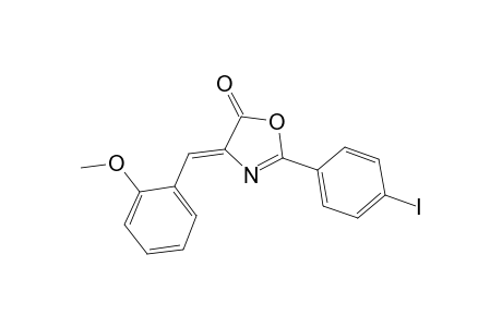(4Z)-2-(4-Iodophenyl)-4-(2-methoxybenzylidene)-1,3-oxazol-5(4H)-one
