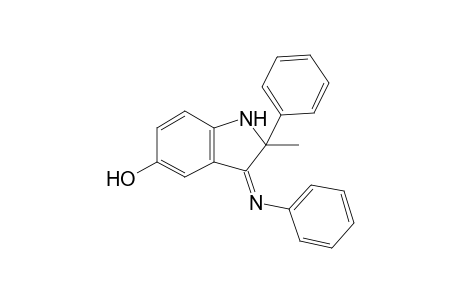 2-Methyl-2-phenyl-5-hydroxy-3-phenyliminoindole