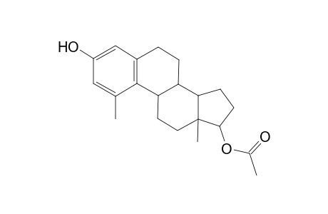 Estra-1,3,5(10)-triene-3,17-diol, 1-methyl-, 17-acetate, (17.beta.)-
