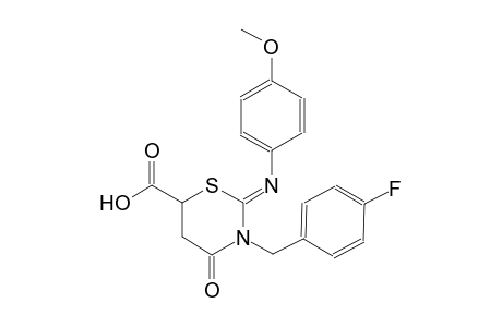 2H-1,3-thiazine-6-carboxylic acid, 3-[(4-fluorophenyl)methyl]tetrahydro-2-[(4-methoxyphenyl)imino]-4-oxo-, (2Z)-