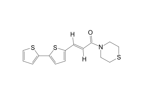 trans-4-{3-[5-(2-thienyl)-2-thienyl]acryloyl}thiomorpholine