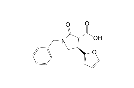 (3R,4R)-1-Benzyl-4-(2-furyl)pyrrolidin-2-one-3-carboxylic acid