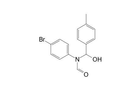 N-(4-Bromophenyl)-N-[hydroxy(4-methylphenyl)methyl]formamide