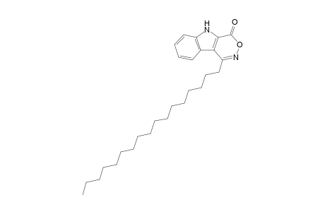 1-Heptadecyl-4,5-dihydro-(1,2)-oxazino[5,4-b]indole-4-one