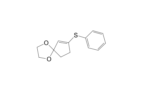7-(Phenylthio)-1,4-dioxaspiro[4.4]non-6-ene