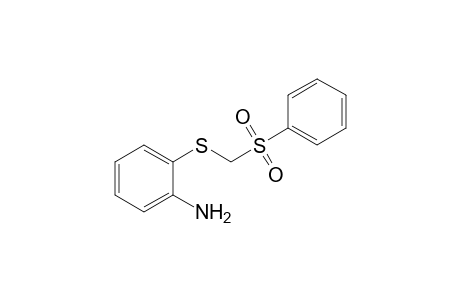 2-(Phenylsulfonylmethylsulfanyl)aniline