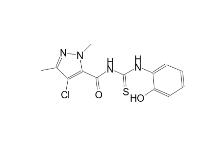 N-[(4-chloro-1,3-dimethyl-1H-pyrazol-5-yl)carbonyl]-N'-(2-hydroxyphenyl)thiourea