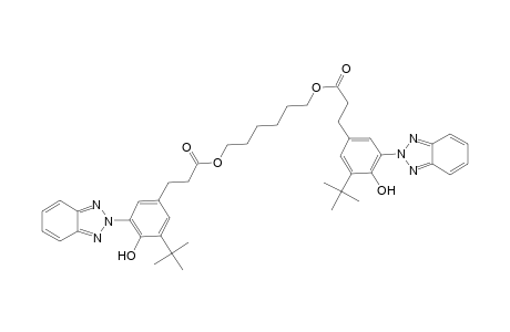 1,6-Hexanediol-bis-3-(3-benzotriazole-4-hydroxy-5-tert-butyl)propionate