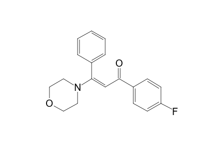 (E)-1-(4-fluorophenyl)-3-morpholin-4-yl-3-phenylprop-2-en-1-one