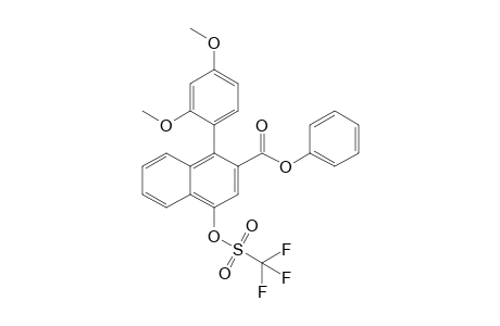 Phenyl 1-(2,4-Dimethoxyphenyl)-4-(trifluoromethylsulfonyloxy)-2-naphthoate