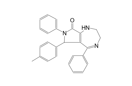 pyrrolo[3,4-e][1,4]diazepin-8(1H)-one, 2,3,6,7-tetrahydro-6-(4-methylphenyl)-5,7-diphenyl-