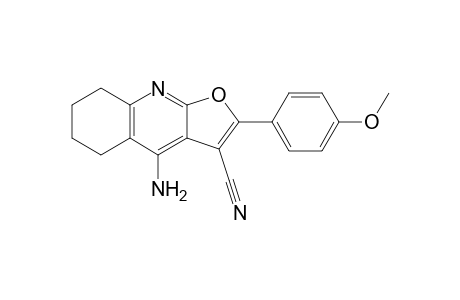 4-Amino-2-(4-methoxyphenyl)-5,6,7,8-tetrahydrofuro[2,3-b]quinoline-3-carbonitrile