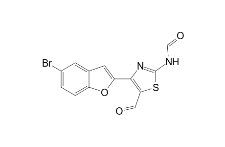 5-Bromo-2-[2'-formamido-5'-formylthiazol-4'-yl]-benzo[b]furan