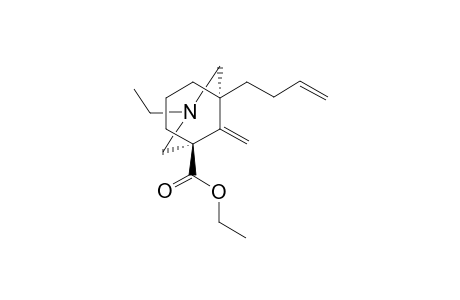 Ethyl (1S*,5S*)-5-(buty-3'-enyl)-3-ethyl-9-methylidene-3-azabicyclo[3.3.1]nonane-1-carboxylate
