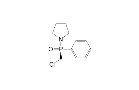 Pyrrolidine, 1-[(chloromethyl)phenylphosphinyl]-