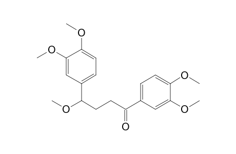 1,4-Bis(3',4'-dimethoxyphenyl)-4-methoxybutan-1-one