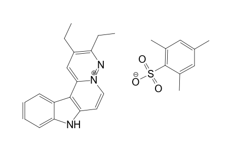 2,3-Diethyl-8H-pyridazino[1',6':1,2]pyrido[4,3-b]indol-5-nium mesitylenesulfonate