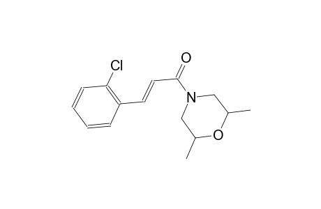 4-[(2E)-3-(2-chlorophenyl)-2-propenoyl]-2,6-dimethylmorpholine